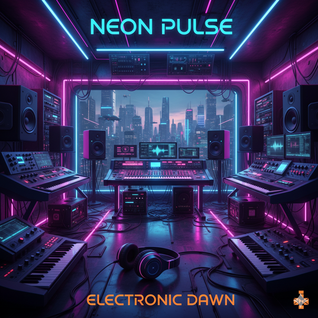 ULTIME - Electronic Studio AI Art Cover