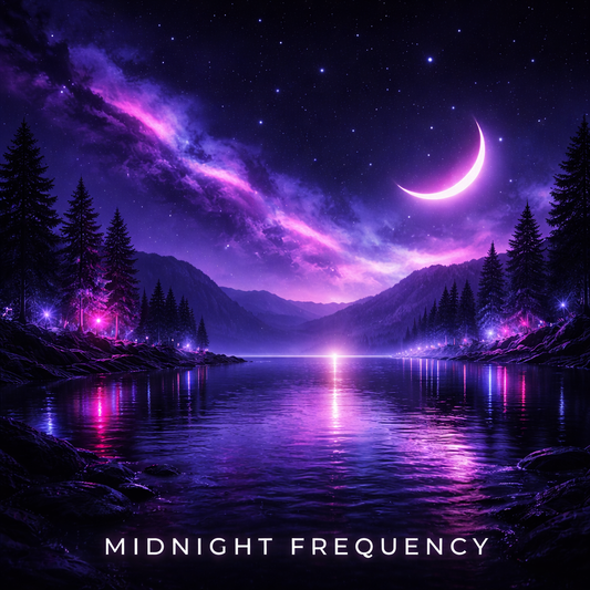 GOLD - Midnight Frequency AI Art Cover